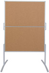 FRANKEN tableau de présentation PRO,pliable,surface en liège