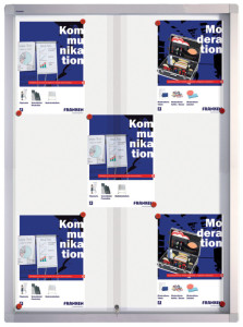 FRANKEN vitrine d'affichage PRO pour 8x format A4, surface