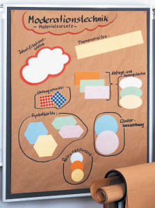 FRANKEN moderationspapier,  100 g/m2, marron, 100 feuilles