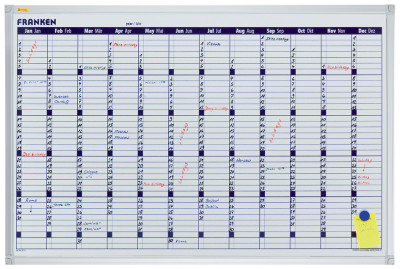 FRANKEN X-tra!Line tableau de planning calendrier annuel,