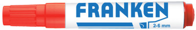 FRANKEN Marqueur pour chevalet, tracé: 2-6 mm, rouge