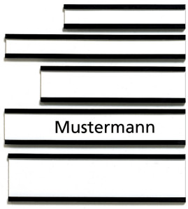 FRANKEN Porte-étiquette magnétique signalisation C-Profil,