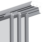 FRANKEN 3 compartiments Konferenzschiene PRO, aluminium, FRANKEN 3 compartiments Konferenzschiene PRO, aluminium,