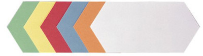 franc Cartes de modération losange 95 x 205 mm, assorti