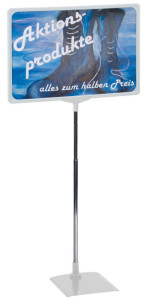 FRANKEN Porte-infos / support prix, DIN A3, gris,