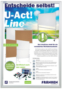FRANKEN cadre porte-affiche security, ininflammable, A4