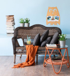 Securit Tableau mural en liège SILHOUETTE  Securit Tableau mural en liège SILHOUETTE