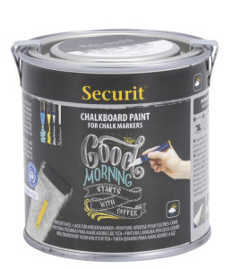Securit Peinture pour tableau ardoise PAINT, noir, 250 ml