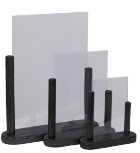 Securit Ardoise de table TABLE, A5, teck