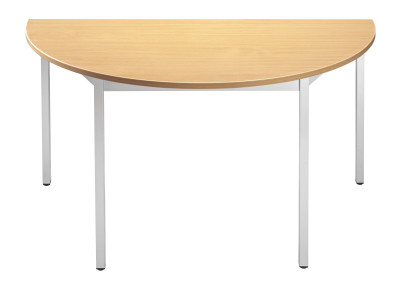 SODEMATUB Table universelle 128RHA, 1200 x 800, hêtre/alu