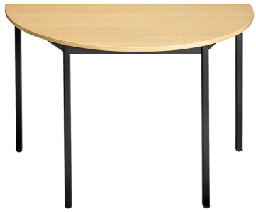 SODEMATUB Table universelle 128RHN, 1200 x 800, hêtre/noir