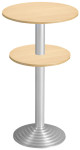 SODEMATUB Guéridon 60001EA, 600 / 500 mm, érable/alu