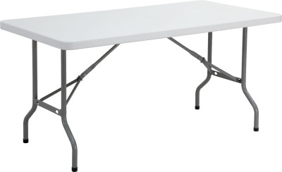 SODEMATUB Table pliante YCZ-152 en plastique, gris clair