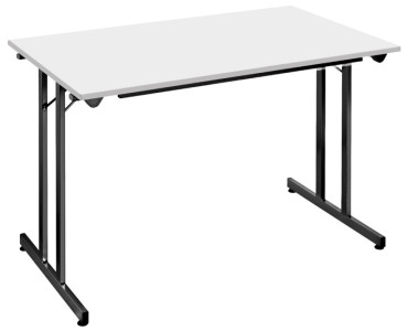 SODEMATUB Table pliante TPMU126HN, 1.200 x 600 mm,hêtre/noir