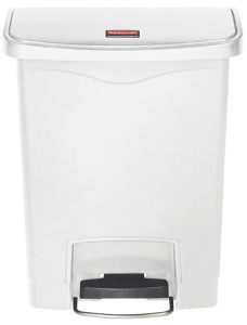 Rubbermaid Collecteur à pédale Slim Jim, 30 litres, jaune