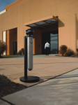 Rubbermaid Cendrier sur base Infinity, rond, argent / noir Rubbermaid Cendrier sur base Infinity, rond, argent / noir