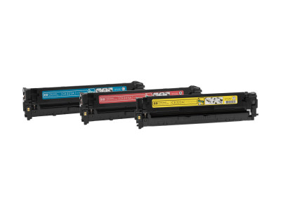 HP : cartouche toner CYAN 128A pour LaserJet