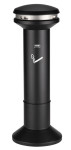 Rubbermaid Cendrier Infinity grande capacité, rond, noir Rubbermaid Cendrier Infinity grande capacité, rond, noir