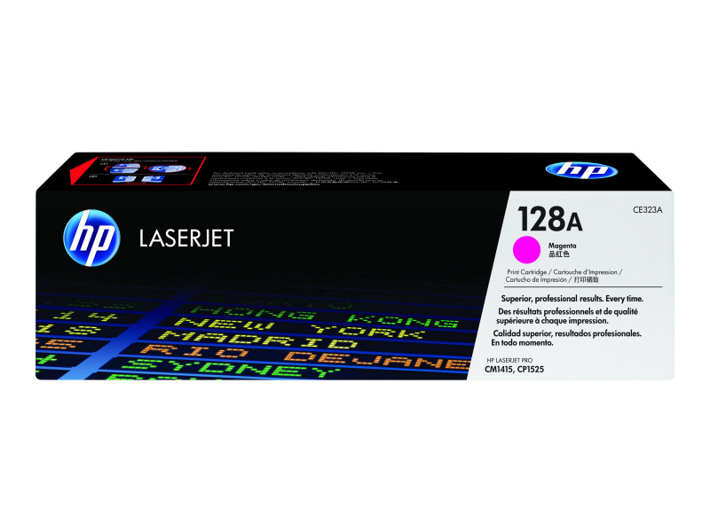 HP : cartouche toner MAGENTA 128A pour LaserJet