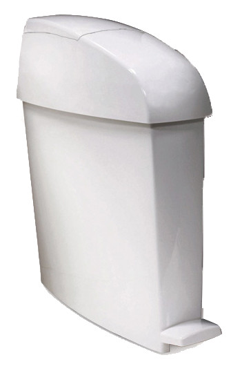 Rubbermaid Poubelle à pédale pour sanitaire, 12 litres