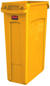 Rubbermaid Collecteur de déchets Slim Jim avec conduits