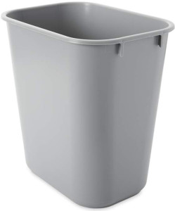 Rubbermaid Corbeille à papier, 12,9 litres, rectangulaire