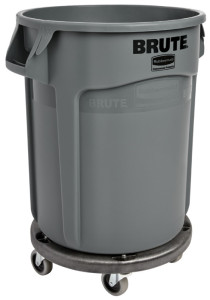 Rubbermaid Collecteur BRUTE 75,7 litres, en PP, gris