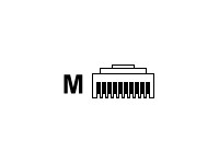 DataLogic : CAB-362 SH 4132 COILED cable RJ10 MAGELLAN AUX PORT 12