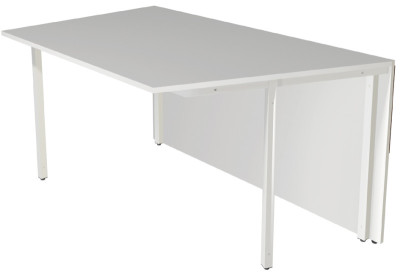 kerkmann Plaque latérale Atlantis pr table/comptoir, blanc/