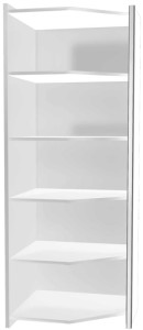 kerkmann Etagère annexe AVETO, 4 étagères, (L)780 mm, blanc