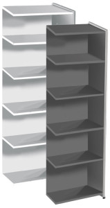 kerkmann Etagère ARTLINE, 1 tablette, (L)410 mm, anthracite