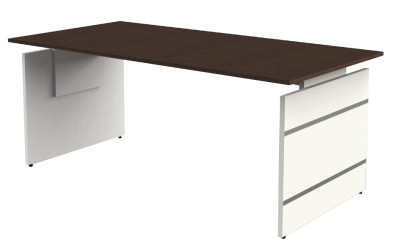 kerkmann Table annexe avec piètement panneau Form 4,graphite