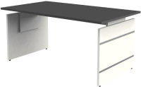 kerkmann Table annexe avec piètement panneau Form 4, wengé kerkmann Table annexe avec piètement panneau Form 4, wengé