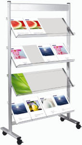 kerkmann Présentoir à brochures Ecoline, pour 12 x A4,