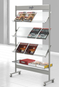 kerkmann Présentoir à brochures Ecoline, pour 12 x A4,