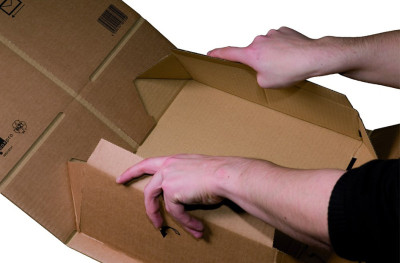 smartboxpro Carton d'expédition PACK BOX, format A4+, marron