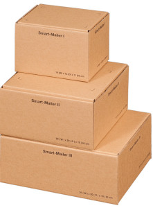 boîte d'expédition paquet smartboxpro « AddressRightMD » petit, brun