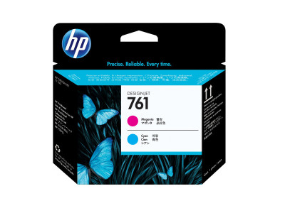 HP : PRINT HEAD NO 761 CYAN MAGENTA pour DesignJet