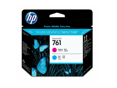 HP : PRINT HEAD NO 761 CYAN MAGENTA pour DesignJet