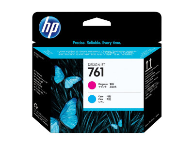HP : PRINT HEAD NO 761 CYAN MAGENTA pour DesignJet