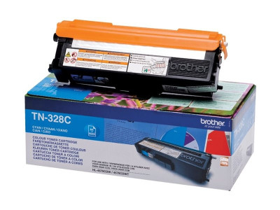 Brother : TN-328C cartouche toner CYAN haute capacit