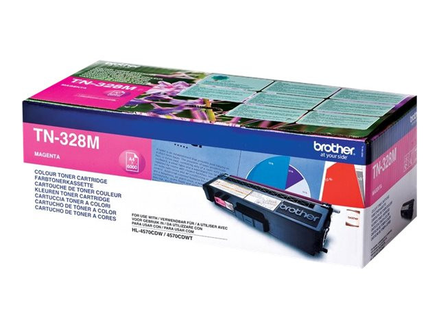 Brother : TN-328M cartouche toner MAGENTA haute capacité 6000 pages