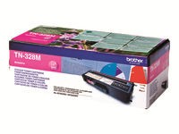 Brother : TN-328M cartouche toner MAGENTA haute capacit