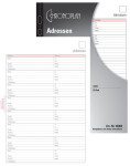adresses Chronoplan, Midi, 80 g / m², 16 Journal adresses Chronoplan, Midi, 80 g / m², 16 Journal