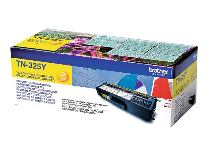 Brother TN-325Y Toner Jaune 3500 pages