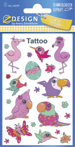 AVERY Zweckform tatouages Zdesign KIDS 