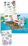 AVERY Zweckform Livre de stickers, A5, pirate AVERY Zweckform Livre de stickers, A5, pirate
