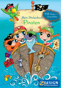 AVERY Zweckform Livre de stickers, A5, pirate