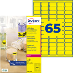 AVERY Zweckform étiquettes fluorescentes, rondes: 63,5 mm,