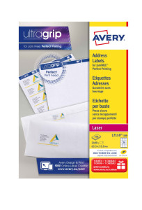 AVERY Étiquettes Adresses, 63,5 x 72 mm, blanc